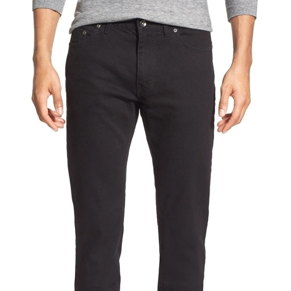The Rail Mens Black Skinny Denim Jeans